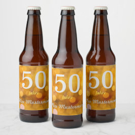 personalisierte Geburtstag Bier Etiket