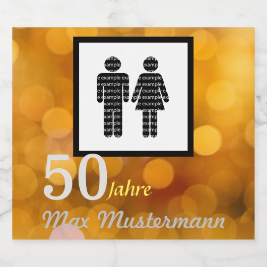 personalisierte Geburtstag Bier Etiket (Enkel label)