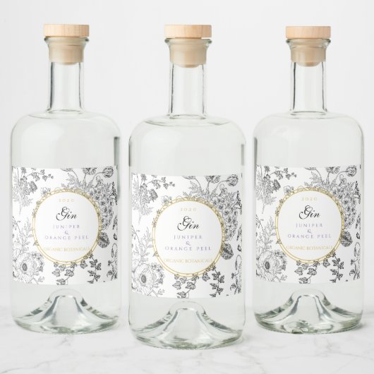 Personalisierte Ginbottle Likeurfles Etiket (Flessen)