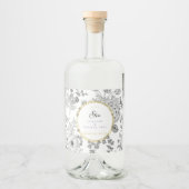 Personalisierte Ginbottle Likeurfles Etiket (Voorkant)