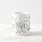 Personalisierte Mama Tasse mit Kindernamen Koffiemok (Center)