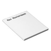 personalisierte notitieblok (Schuin)