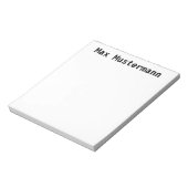 personalisierte notitieblok (Linkerzijde)