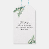 Personalisierte Photo Weihnachts- Geschenkanhänger Cadeaulabel (Achterkant)