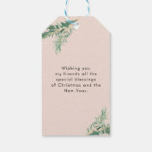 Personalisierte Photo Weihnachts- Geschenkanhänger Cadeaulabel (Achterkant)