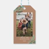 Personalisierte Photo Weihnachts- Geschenkanhänger Cadeaulabel (Voorkant)