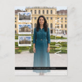 Personalisierte Reiseerinnerung Österreich Briefkaart (Voorkant)