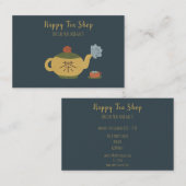 Personalisierte Tee Shop Visitekaartje (Voorkant / Achterkant)