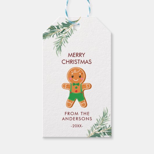 Personalisierte Weihnachts- Geschenkanhänger Cadeaulabel (Voorkant)