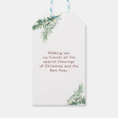 Personalisierte Weihnachts- Geschenkanhänger Cadeaulabel (Achterkant)