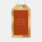 Personalisierte Weihnachts- Geschenkanhänger Cadeaulabel (Achterkant)