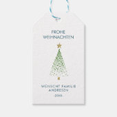Personalisierte Weihnachts- Geschenkanhänger Cadeaulabel (Voorkant)