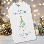 Personalisierte Weihnachts- Geschenkanhänger Cadeaulabel