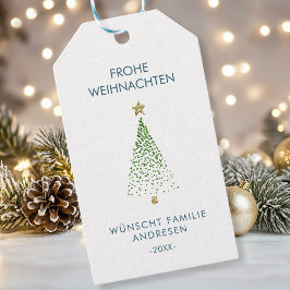 Personalisierte Weihnachts- Geschenkanhänger Cadeaulabel
