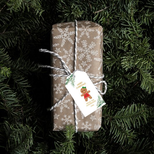 Personalisierte Weihnachts- Geschenkanhänger Cadeaulabel