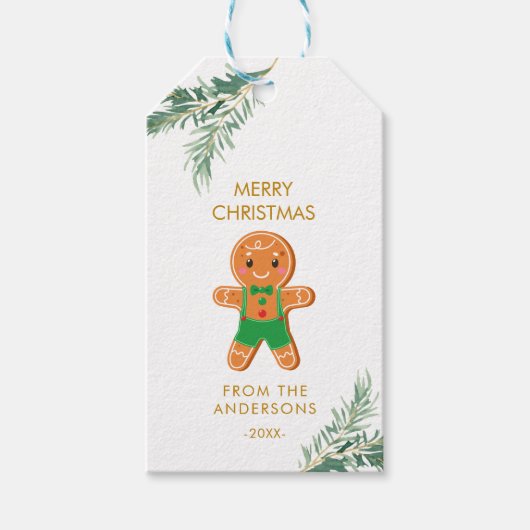 Personalisierte Weihnachts- Geschenkanhänger Cadeaulabel (Voorkant)