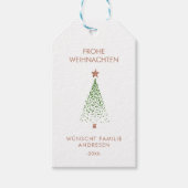 Personalisierte Weihnachts- Geschenkanhänger Cadeaulabel (Voorkant)