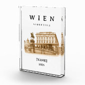 Personalisierte Wien Albertina | Name & Jahr Fotoblokken (Rechts)