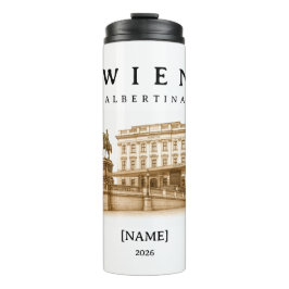 Personalisierte Wien Albertina | Name & Jahr Thermosbeker