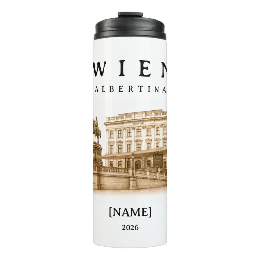 Personalisierte Wien Albertina | Name & Jahr Thermosbeker (Voorkant)