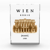 Personalisierte Wien Börse | Name & Jahr Fotoblokken (Voorkant)