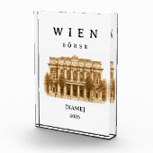 Personalisierte Wien Börse | Name & Jahr Fotoblokken (Rechts)