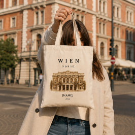 Personalisierte Wien Börse | Name & Jahr Tote Bag