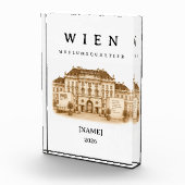 Personalisierte Wien Museumsquartier | Name & Jahr Fotoblokken (Rechts)