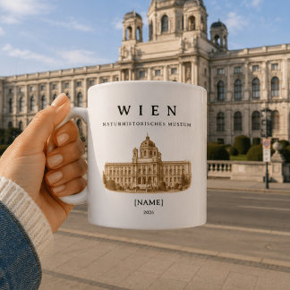 Personalisierte Wien Naturhistorisches Museum  Koffiemok