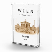Personalisierte Wien Parlament | Name & Jahr Fotoblokken (Rechts)