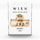 Personalisierte Wien Secession | Name & Jahr Fotoblokken (Voorkant)