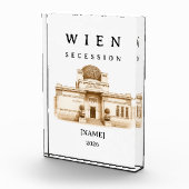Personalisierte Wien Secession | Name & Jahr Fotoblokken (Rechts)