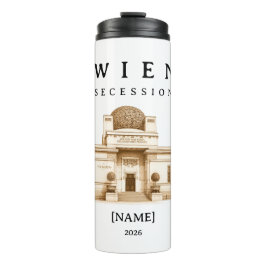 Personalisierte Wien Secession | Name & Jahr Thermosbeker