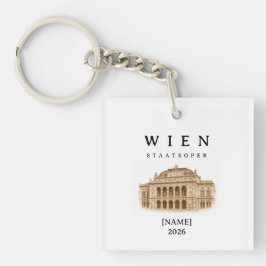 Personalisierte Wien Staatsoper | Name & Jahr Sleutelhanger
