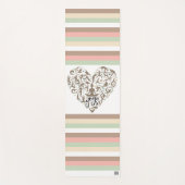 Personalisierte Yoga Matte mit Herz & Name Yogamat (Voorkant)