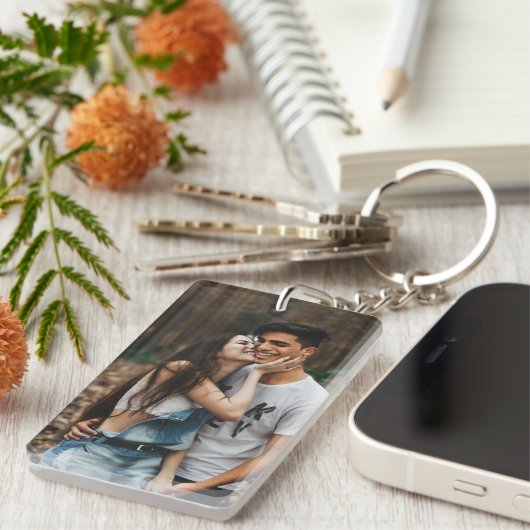 Personalisierter Foto Schlüsselanhänger Sleutelhanger (Voorkant Rechts)