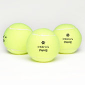 Personalisierter humorvoller Hundeball Tennisballen (Multi)