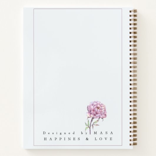 Personalisierter Notizblock mit Hardcover Notitieboek (Achterkant)