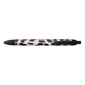 Personalisierter Stift Leomuster Kugelschreiber Zwarte Inkt Pen (Achterkant)