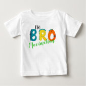 Personalisiertes BIG BRO Baby T-shirt (Voorkant)