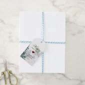 Personalisiertes Weihnachtsdesign Geschenkanhänger Cadeaulabel (Met Touw)