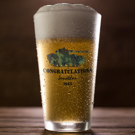 Personalistisch leger vertrekt glas