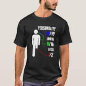 Personaliteit ziet been Amputatie Handicap Amputee T-shirt (Voorkant)