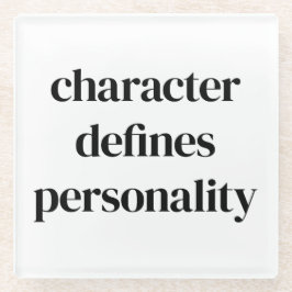 Personality Glas Onderzetter