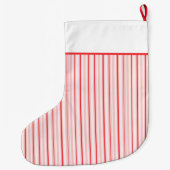 Personaliz snoepriet kerststaart grote kerstsok (Achterkant)