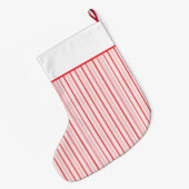 Personaliz snoepriet kerststaart grote kerstsok (Achterkant (Hangend))