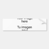 Personaliza tu parachoques con pegatinas y fotos bumpersticker (Voorkant)