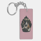 Personalizable Cupcake Pet Owner Keychain (Voorkant Links)