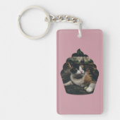 Personalizable Cupcake Pet Owner Keychain (Voorkant)