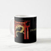 Personalizable Dragon Mug | Taza Dragón Koffiemok (Voorkant links)